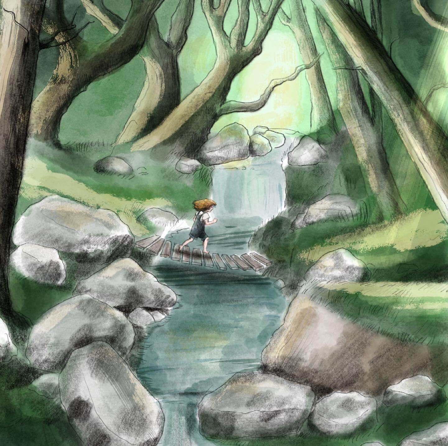 Wildlife illustration from Finding The Wild by Annie Booker